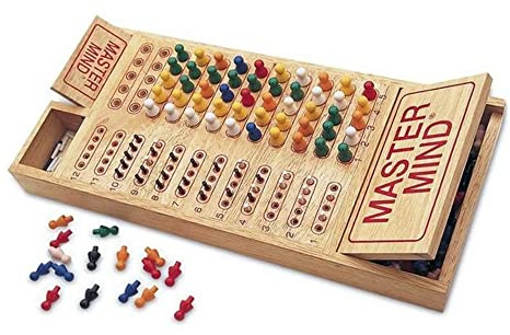 Cayro - Master Mind - + 7 Jahre - Farbiges Holzmodell - Brettspiel - Ideal für Kinder und Erwachsene - Finden Sie die richtige Kombination - 2 Spieler