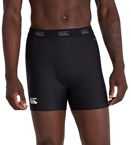 Canterbury Herren Unter Kurze Hose Thermoreg 6Inch Baselayer, Schwarz, XL, E523559-989-XL