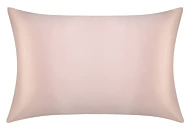 Jasmine Silk 100% 19 Momme Mulberry Charmeuse Silk Pillowcase for Hair and Skin 50 cm x 75 cm Envelope Closure - RRP £35 (Pink)