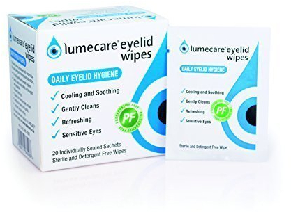 Lumecare Eyelid Wipes, 5 Packs of 20