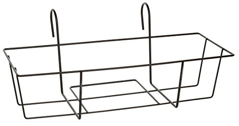 Dehner Blumenkastenhalter Trixie, ca. 55 x 31 x 24 cm, Metall, schwarz