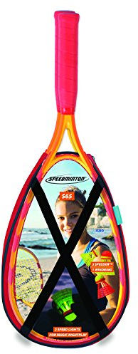 Speedminton® S65 Set – Original Speed Badminton/Crossminton Einsteiger Set inkl. 3 Speeder®, Speedlights, Tasche