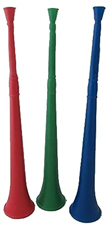 ROCKYMART Lot of 6-19 Stadium Horn for Sports Games Vuvuzela Noise Maker - 6 Horns - 2nds-SEE DESCRIPTION
