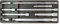 KS Tools 918.0009 1/4+3/8+1/2 CHROMEplus Kipp-Verlängerungs-Satz, 9-tlg.