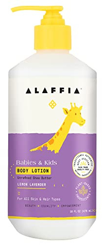 Alaffia - EveryDay Shea - Lotion hydratante pour bébé au beurre de karité, citron-lavande - 473,6 g par Alaffia