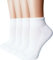 FORMEU Women Trainer Ankle Sports Socks Walking Running Casual Athletic Socks Cushioned Anti-Blister Breathable Quarter Gym Socks for Ladies Girls 4 Pairs