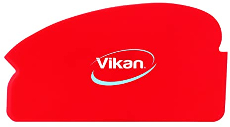 Vikan - Hygiène - Gratte-main - Flexible - Polypropylène - Rouge