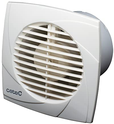 Cata | Extractor de Baño | Modelo B12 PLUS | Extractor Extraplano | Serie Slim | Para muro y Techo | Color blanco | Ancho de 17 cm