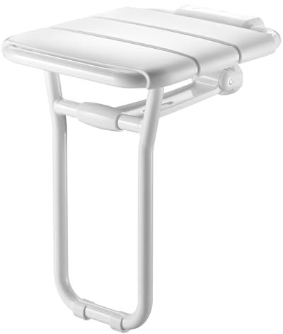 Siège de douche alu rabattable avec pied DELABIE - 510400