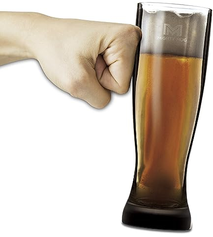 Mighty Mug 1132 Vaso de Cerveza, 0.709 litros, Plástico, Transparente