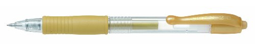 Pilot G207 Retractable Gel Rollerball 0.7 mm Tip (Box of 12) - Gold