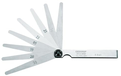 Gedore 702 20 M Fühlerlehrenfächer 0,05 - 1,00 mm, 6547870