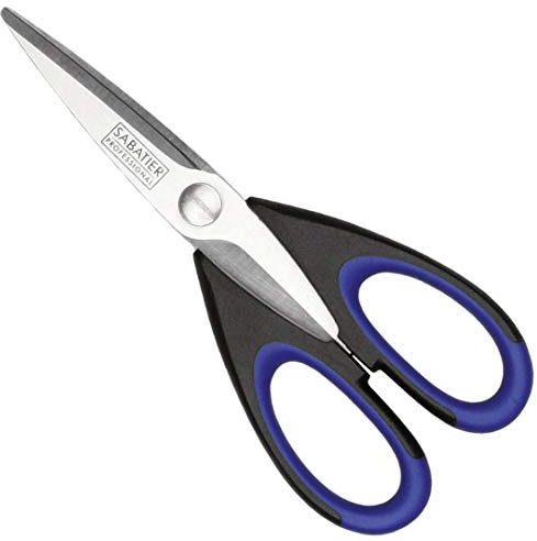 Sabatier Professional 15cm Handy Scissors – Heavy Duty Stainless Steel Multipurpose Cutting Tool with Soft Nonslip Grip Handles. Perfect for Herbs, Paper, Crafting & Household Tasks. Dishwasher Safe