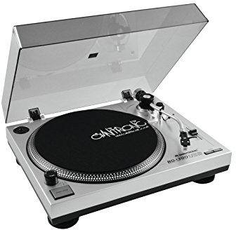 Omnitronic BD-10603043-1380, Giradischi USB, argentato