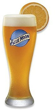 Blue Moon 16 Ounce Wheat Beer Glass Set - Set of 2