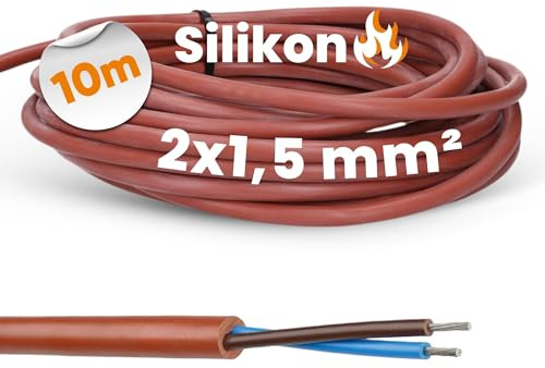 Lapp Kabel 0046013 Multicore unscreened cavo, temperatura resistente, per M, Rosso, 2 core, 16 AWG, 1.5 mm², 1
