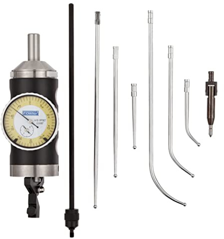 Fowler 52-710-025-0 Coax 2-Dimensional Coaxial Indicator Set, Coaxial Indicator with 0.250 Measuring Range & 0.0002 Readability, Includes Internal, External, & Center Point Feelers, & Case