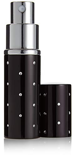 Fantasia 46164 Vaporisateur de poche Noir/pois argentés 9 cm 10 ml