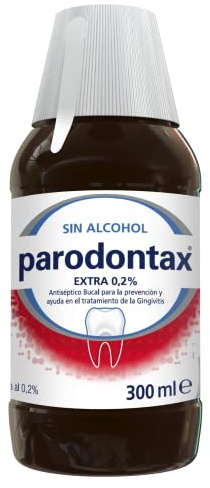 Parodontax Enjuague Bucal Extra, Antiséptico Bucal Para la Prevención y Ayuda en el Tratamiento de la Gingivitis, Sin Alcohol, 300 ml