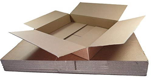 Triplast 442 x 342 x 66mm Large Single Wall 17.5x13.5x2.6 Shipping Mailing Postal Cardboard Boxes (Pack of 10)