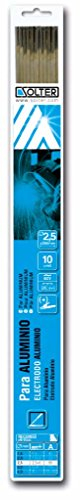 Électrodes en aluminium AlSi12 2,5 x 350 mm, Blister de 10 unités Solter | Électrodes de soudage pour aluminium | Arc MMA CC+ | Faible porosité | Professionnel