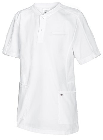 BP 1739-435-21-XL Unisex Comfort-Tunika, 1/2 Ärmel, Piqué-Einsätze und Arm-Lift-System, 180,00 g/m² Stoffmischung, weiß, XL