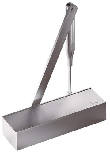 KABA Obentürschließer TS 73 V mit Normalgestänge, Edelstahl, Silber, EN 2-4, Automatischer Türschließer, Türschließer, Standard, Wohn- und Bürogebäude