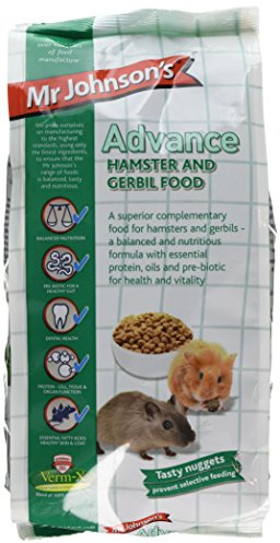 Mr Johnson's Advance Hamster and Gerbil Food, 750 g, transparent