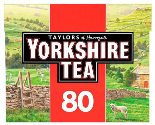 Yorkshire Tea, Box of 80 Tea Bags (Pack of 1)