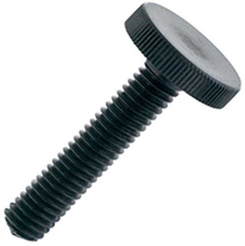 Kunststoff Rändelschrauben M5 25mm schwarz Nylon 6.6 10 Stück