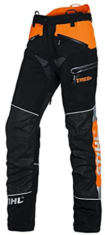 Stihl 00883420452 Bundhose con Schnittschutz Nero/warnor./Argento M