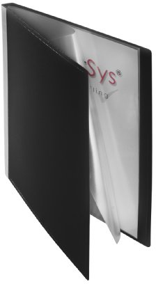 FolderSys Sichtbuch DIN A4, incl. 10 Hüllen, schwarz, VE 1 St., 25001-30