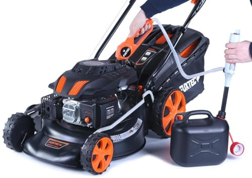 Pompe d'Aspiration FUXTEC FX-BP71 Transvasement Diesel Station De Pompage Essence Tondeuse A Gazon