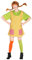 Maskworld Pippi Langstrumpf Kostüm für Damen, 4-teilig mit Shirt, Schürze & bunte Strümpfe, Karneval Verkleidung Faschingskostüm Party, offiziell lizenziert Klassiker Filmkostüm Kult-Outfit – S