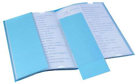 VELOFLEX 1359090 - Vokabeltrainer EP 1525999, DIN A5, aus PVC, erleichtert das Lernen, transparent, 1 Stück