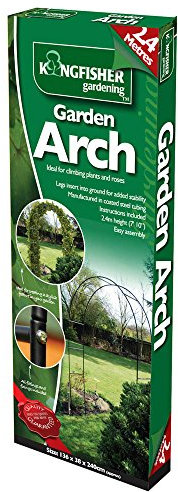 Kingfisher Self Assembly Garden Arch For Climbing Plants & Roses