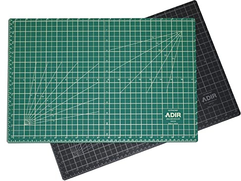Adir Self Healing Cutting Mat - 24x36 Inches Quilt and Sew Cutting Mat with 5 Layers, Double Sided Cutting Mats for Crafts - Reversible Non-Slip Cutting Pad with Grid
