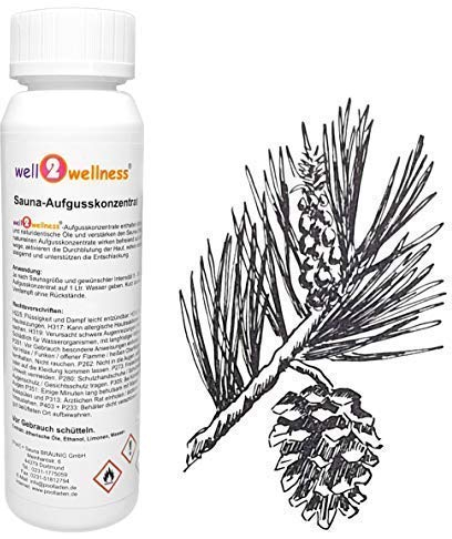 Well2wellness® Concentrato di Infusione per Sauna Pino Mugo 125 ML