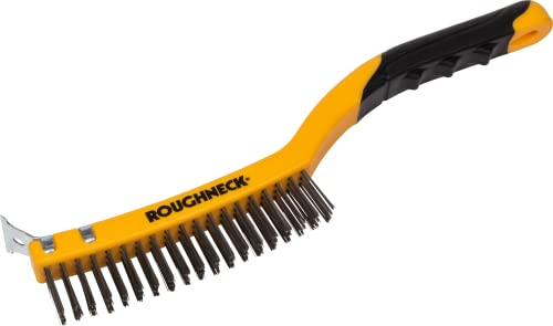 Roughneck 52032 Brosse métallique en acier inoxydable avec soft grip 350 mm (Import Grande Bretagne)
