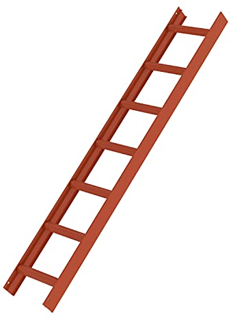 Günzburger Steigtechnik Munk 11114 Aluminium Dachleiter Rot 3.6kg