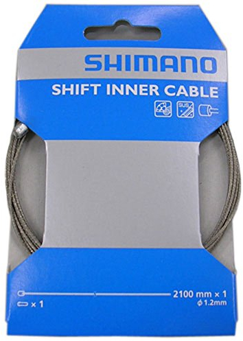 SHIMANO Shift Cable MTB/Road Stainless Steel SUS Inner Cable, Silver, Uni