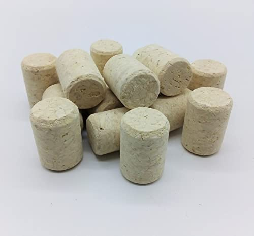 100 pieza Vino Corcho, corcho, prensado, 38 x 23,5 mm, Press corcho, Micro Gránulos, muy fina