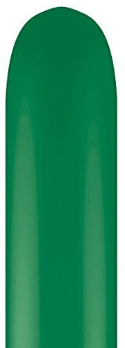 260Q Qualatex Standardfarben Modellierballons (Grün, 100 Stück)