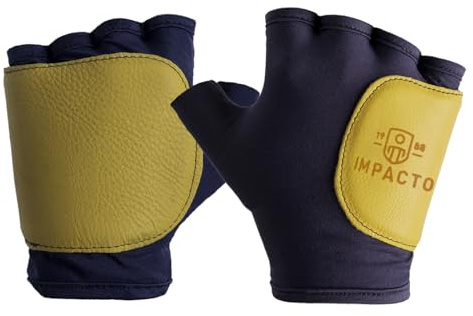 Impacto 50320110040 Anti-Impact Glove, Blue/Yellow, Large