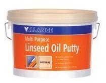 Evo Stik Linseed Oil Putty Natural Tub 2kg,For Face Glazing Of Wood and Metal Frames