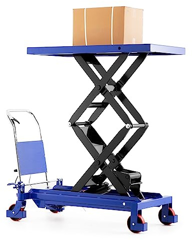 Mesa elevadora hidráulica - Carros de plataforma elevadora - 800 kg - Altura de elevación 1500 mm