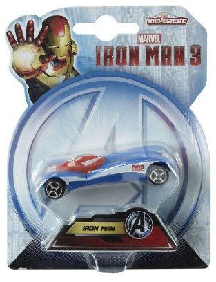 Marvel Iron Man 3 Iron Patriot Die Cast Vehicle 1:64 Scale - Model D