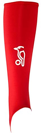 Kookaburra Shin Sleeves, Red, Small