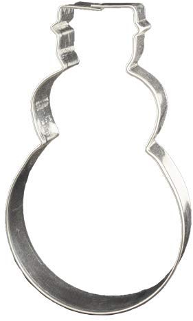 Lares Ausstecher/Ausstechform Schneemann - aus Weißblech - für Plätzchen, Kekse, Lebkuchen - Größe: 16cm - Made in Germany