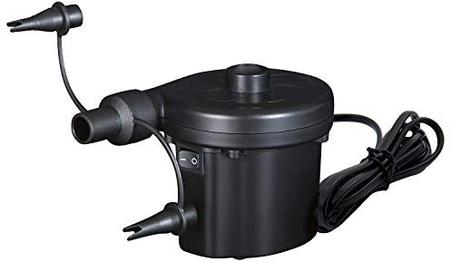 Bestway Air Pump, Corded Electric Mains Inflate/Deflate for Garden Pool & Air Beds. Black, 18 x 9.5 x 18 cm, 0.2 kg